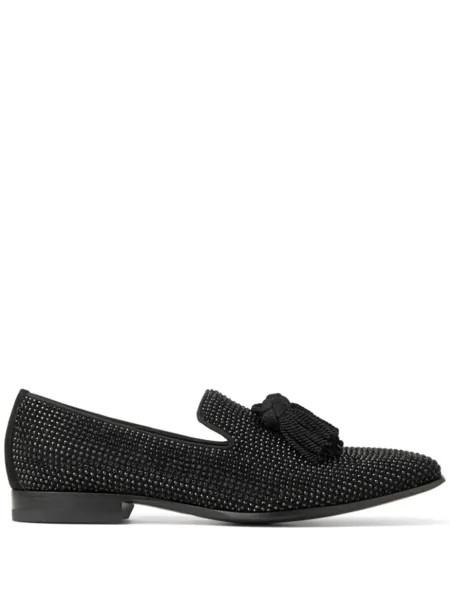 Jimmy Choo слиперы Foxley с кристаллами, черный