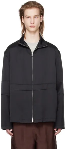 Черная куртка на молнии Jil Sander, цвет Black
