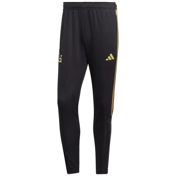 Зауженные тренировочные брюки ADIDAS PERFORMANCE Salah, черный