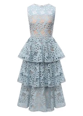 Хлопковое платье Oscar de la Renta