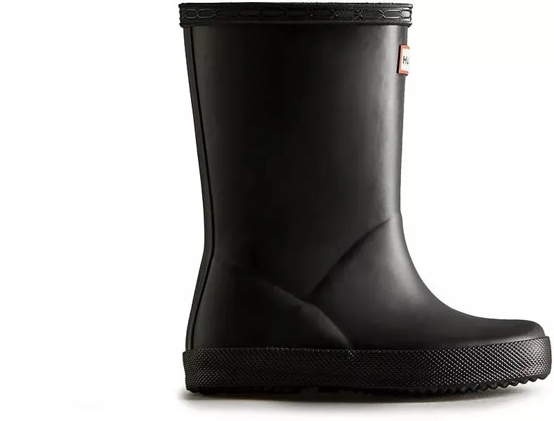 Hunter Boots Первые дождевые сапоги для маленьких детей, черный