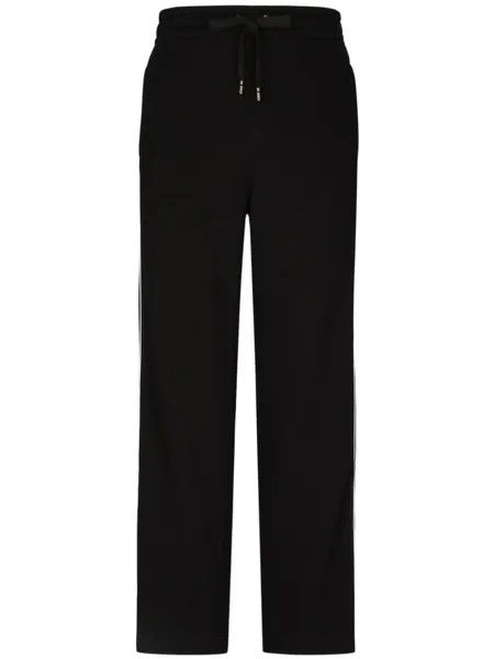 Dolce & Gabbana спортивные брюки с логотипом, черный
