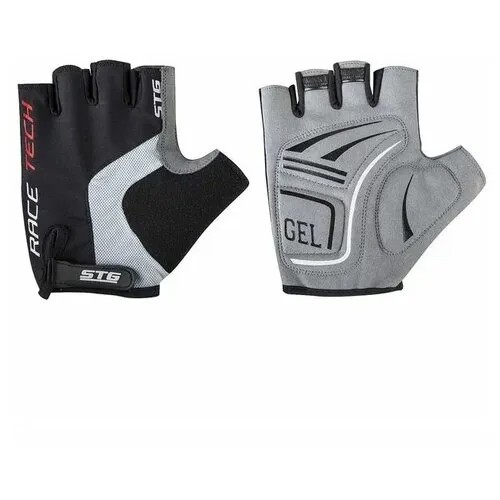 Перчатки STG, AI-03-176,unisex, летние,черные/серы