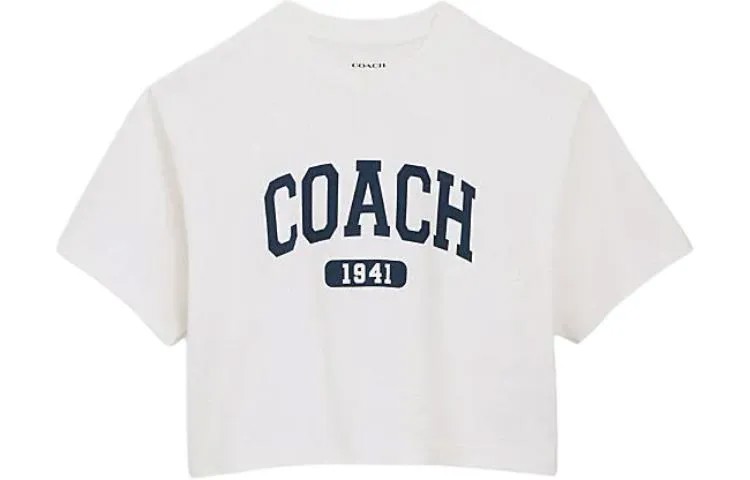 Футболка женская белая Coach