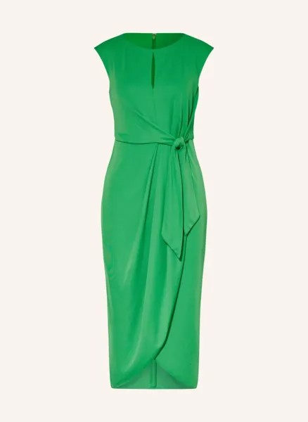 Платье-футляр с вырезом Lauren Ralph Lauren, зеленый