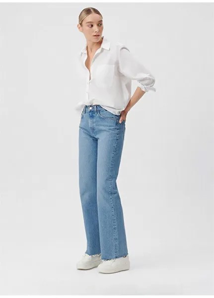 Женские джинсовые брюки широкого кроя VICTORIA Lt Denim M101072-34111 Mavi