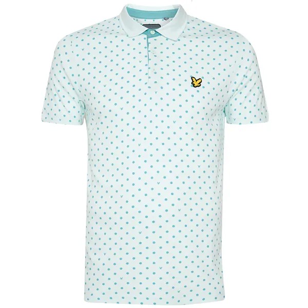 Lyle & Scott Мужская рубашка-поло в горошек Lyle Lyle And Scott