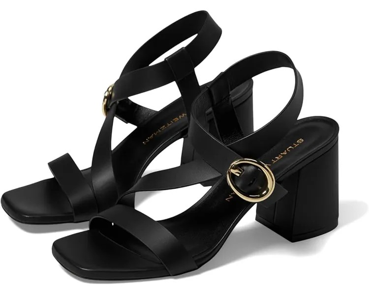 Туфли Stuart Weitzman Benni 75 Sandal, черный
