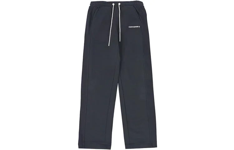 Мужские вязаные спортивные штаны Converse, цвет Black