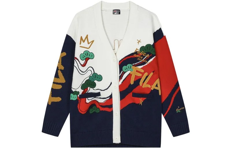 Dragon Dragon Series Свитер женский Cloud White Fila
