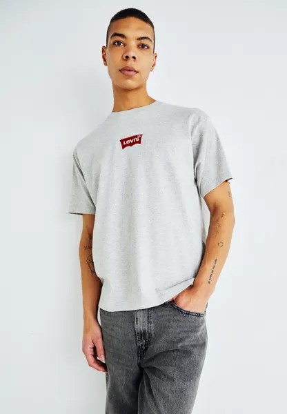 Футболка с принтом Vintage Fit Graphic Tee Levi's, цвет lse_batwing badge light heather grey