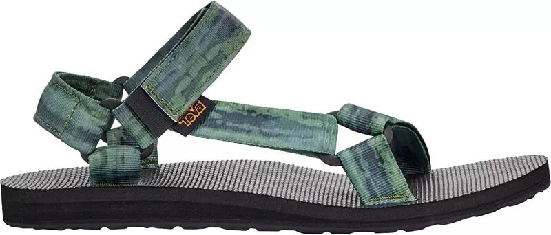 Мужские оригинальные универсальные сандалии TEVA с принтом тай-дай, темно-оливковый