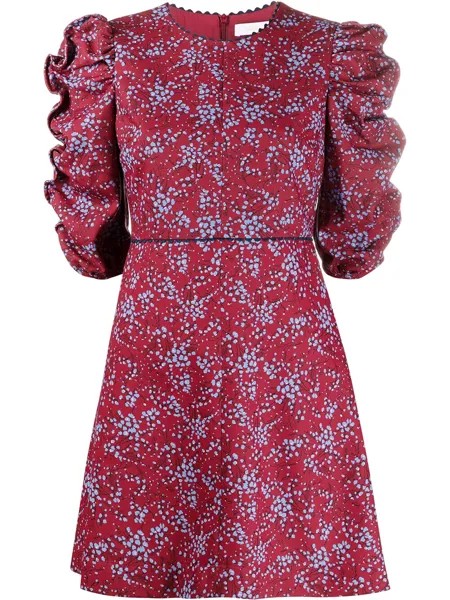 See by Chloé платье мини с цветочным принтом