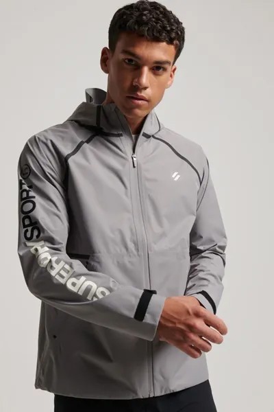 Спортивная куртка-дождевик Superdry, серый