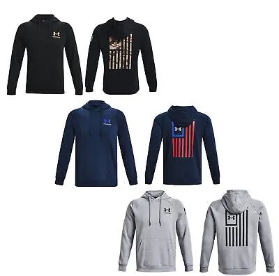 Мужской пуловер с капюшоном Under Armour UA Freedom Flag 1370806 - Новинка