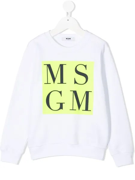 MSGM Kids толстовка с логотипом