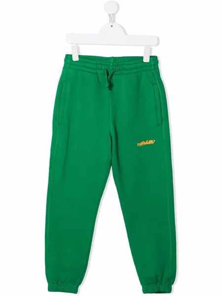 Off-White Kids спортивные брюки с логотипом