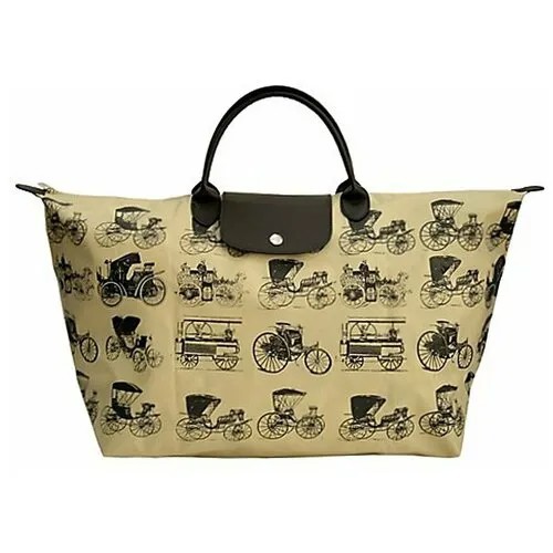 175 Retro cars beige Сумка дорожная Antan