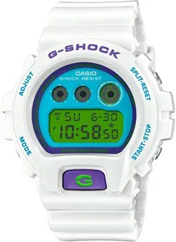 Японские наручные  мужские часы Casio DW-6900RCS-7. Коллекция G-Shock