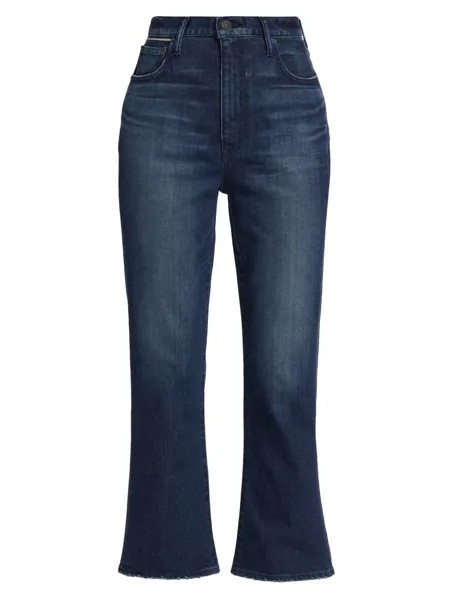 Укороченные расклешенные джинсы Emma до щиколотки Moussy Vintage, синий