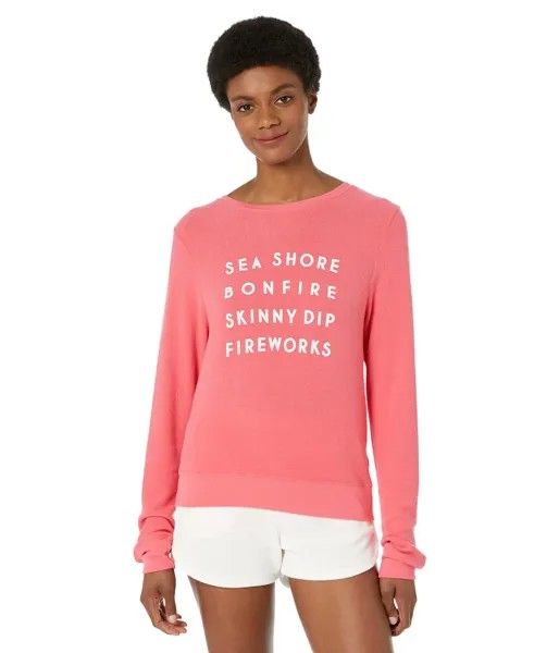 Худи Wildfox, To Do List Baggy Beach Sweatshirt