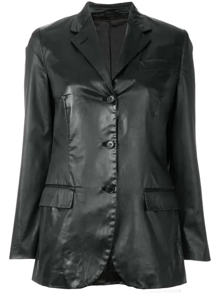 Helmut Lang Pre-Owned куртка с зазубренными отворотами