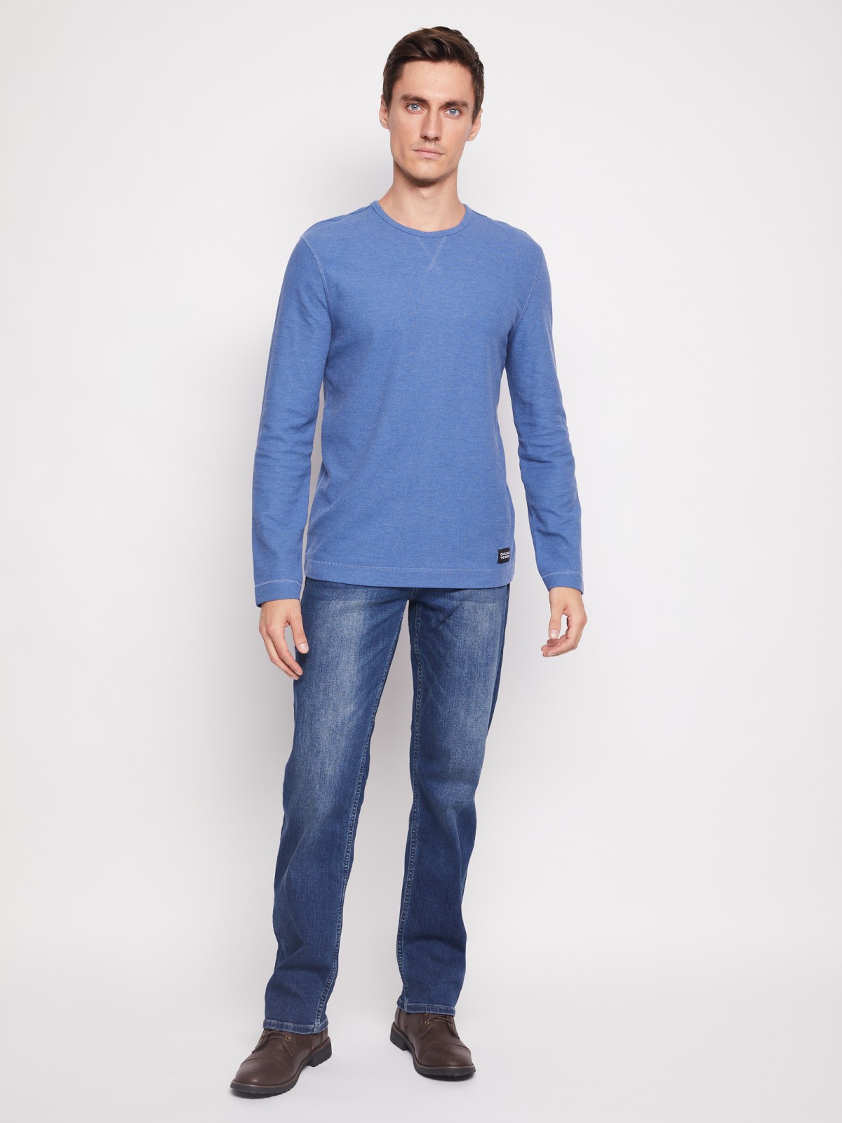 Лонгслив мужской 01134317301150M0 Zolla синий 2XL
