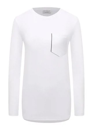 Хлопковый лонгслив Brunello Cucinelli