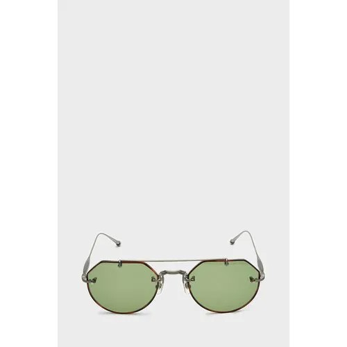 Солнцезащитные очки Matsuda, оправа: металл, коричневый