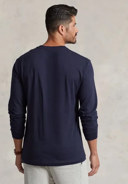 Футболка с длинным рукавом LONG SLEEVE Polo Ralph Lauren Big & Tall, чернильный