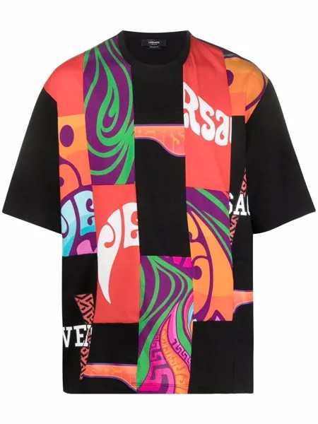 Versace футболка с графичным принтом
