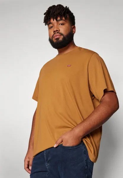 Базовая футболка Levi's, темно-рыжая Big Original Tee