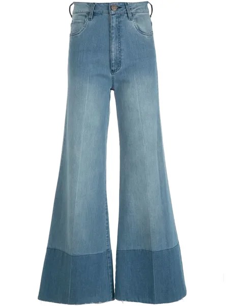 Andrea Bogosian расклешенные джинсы с завышенной талией