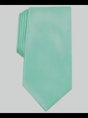 PERRY ELLIS Мужской мятный однотонный классический галстук на шею