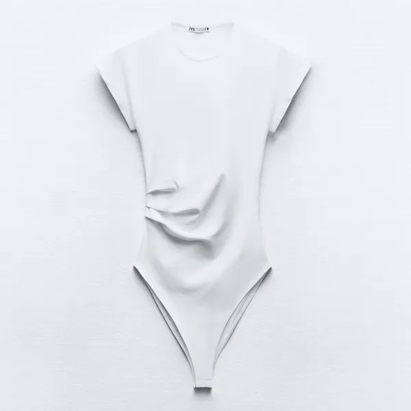 Боди Zara With Open Back, белый