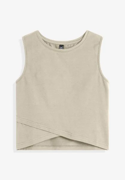 Топ CROPPED bonprix, бежевый