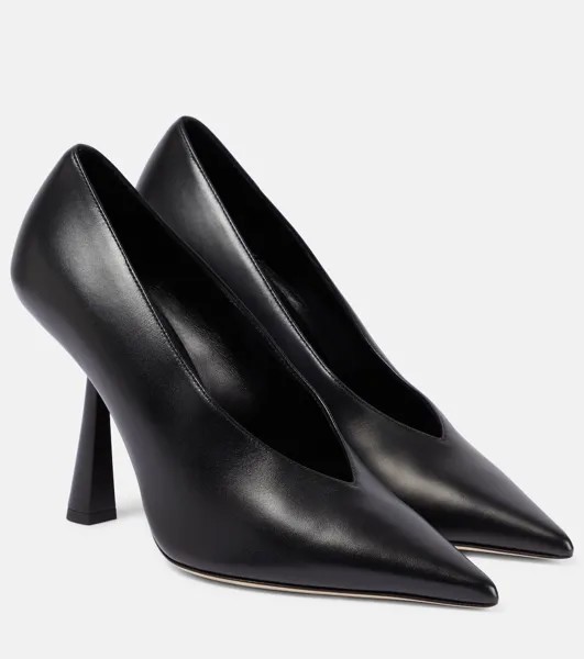 Кожаные туфли maryanne 100 Jimmy Choo, черный
