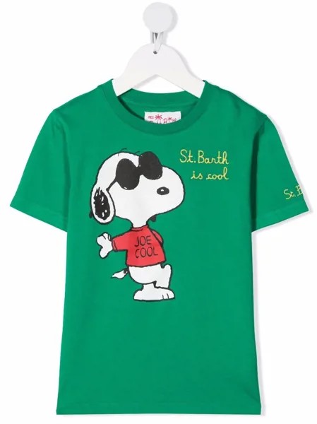 Mc2 Saint Barth Kids футболка с принтом Snoopy Joe Cool
