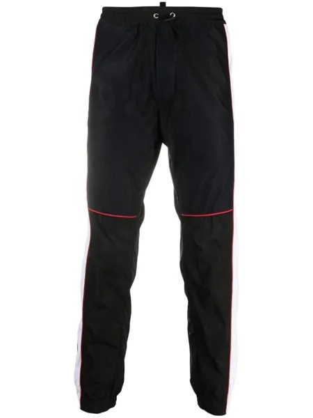 Dsquared2 спортивные брюки прямого кроя, черный