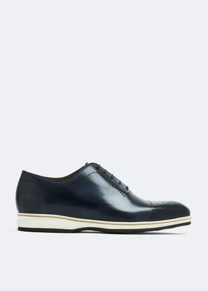 Оксфорды BONTONI Brera lace-up shoes, синий