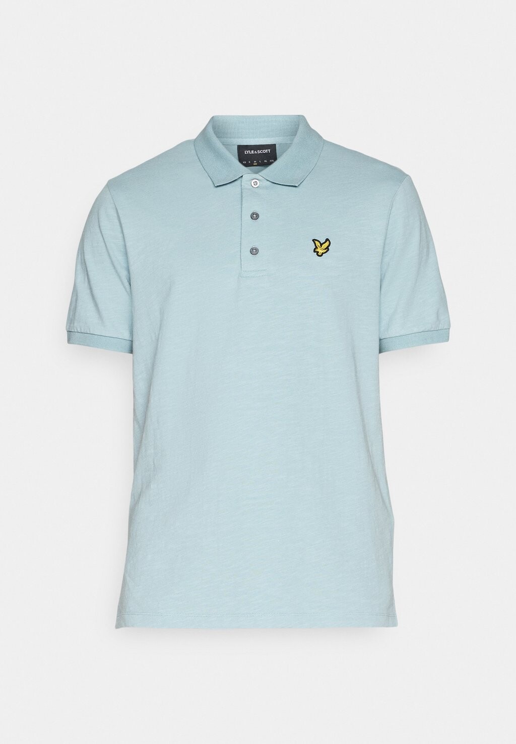 Рубашка-поло Slub Shirt Lyle & Scott, темно-синяя