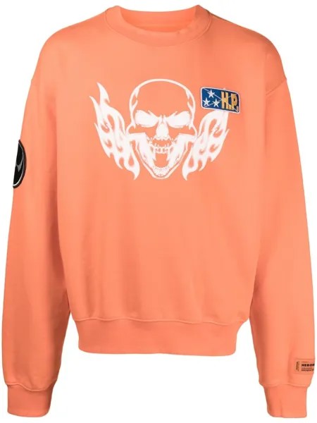 Толстовка с принтом Heron Preston, оранжевый
