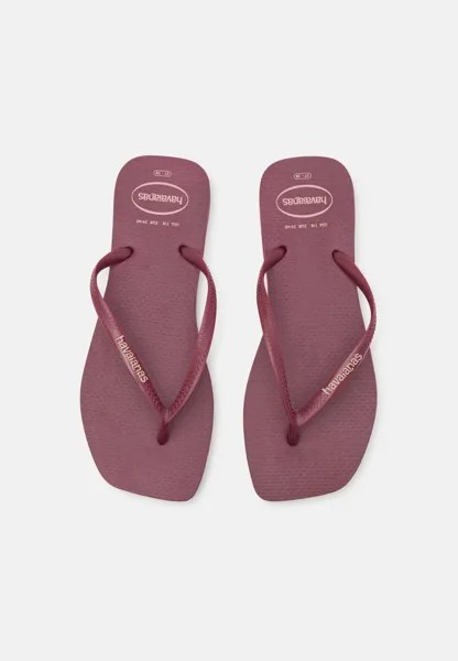 Шлепанцы SQUARE LOGO POP Havaianas, цвет purple soil