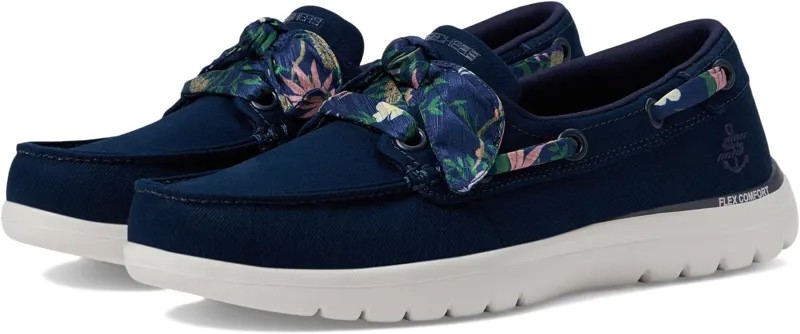 Топсайдеры SKECHERS Performance On-The-Go Flex-Seaside Daisy, темно-синий