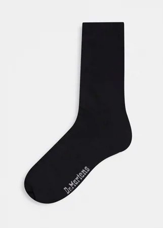 Черные носки Dr Martens Double Doc-Черный цвет