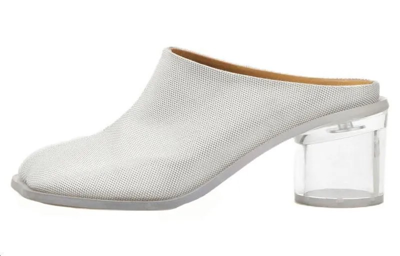 Анатомические прозрачные мюли 60 мм Mm6 Maison Margiela