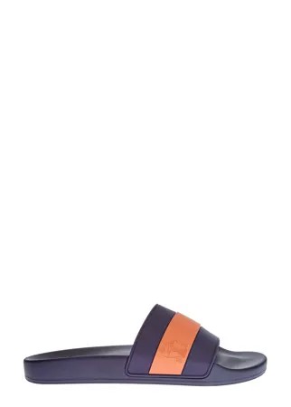 Легкие шлепанцы в стиле colorblock