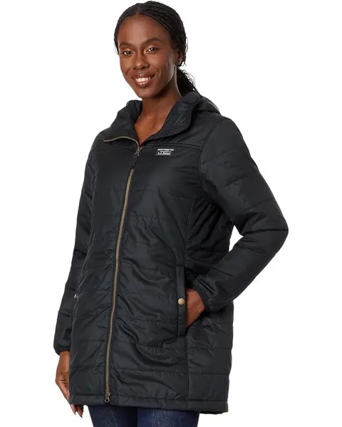 Пальто L.L.Bean Petite Mountain Classic Puffer, черный