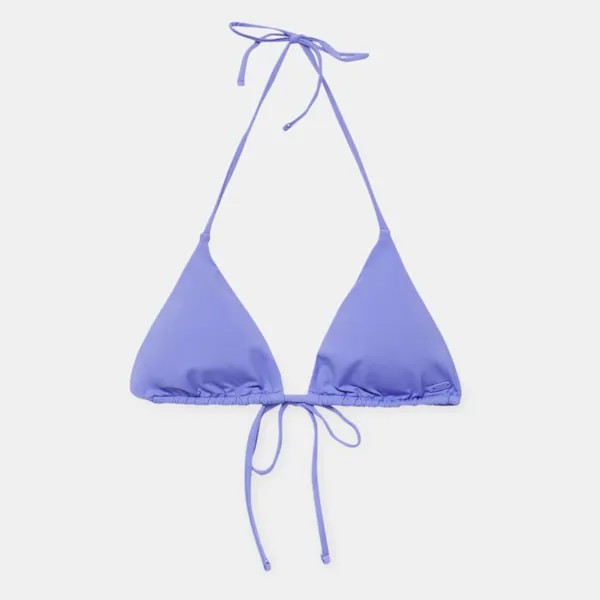 Лиф Pull&Bear Triangle Bikini, синевато-голубой