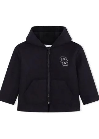 Dolce & Gabbana Kids пальто на молнии с логотипом